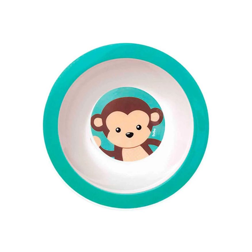 Buba Prato Bowl Baby Animal Fun Macaco 1 unidade