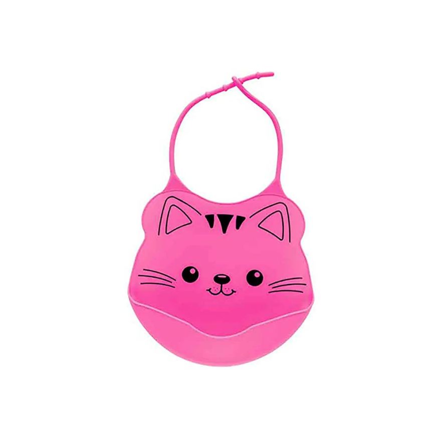 Buba Babador de Silicone Baby Rosa 1 unidade