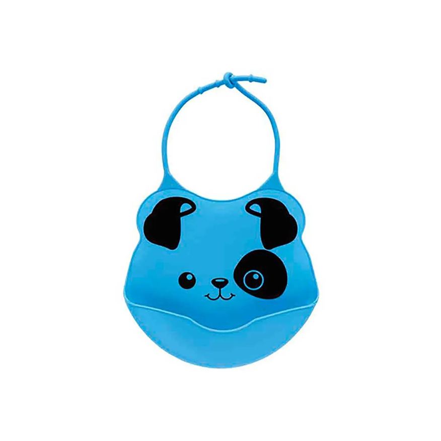 Buba Babador de Silicone Baby Azul 1 unidade