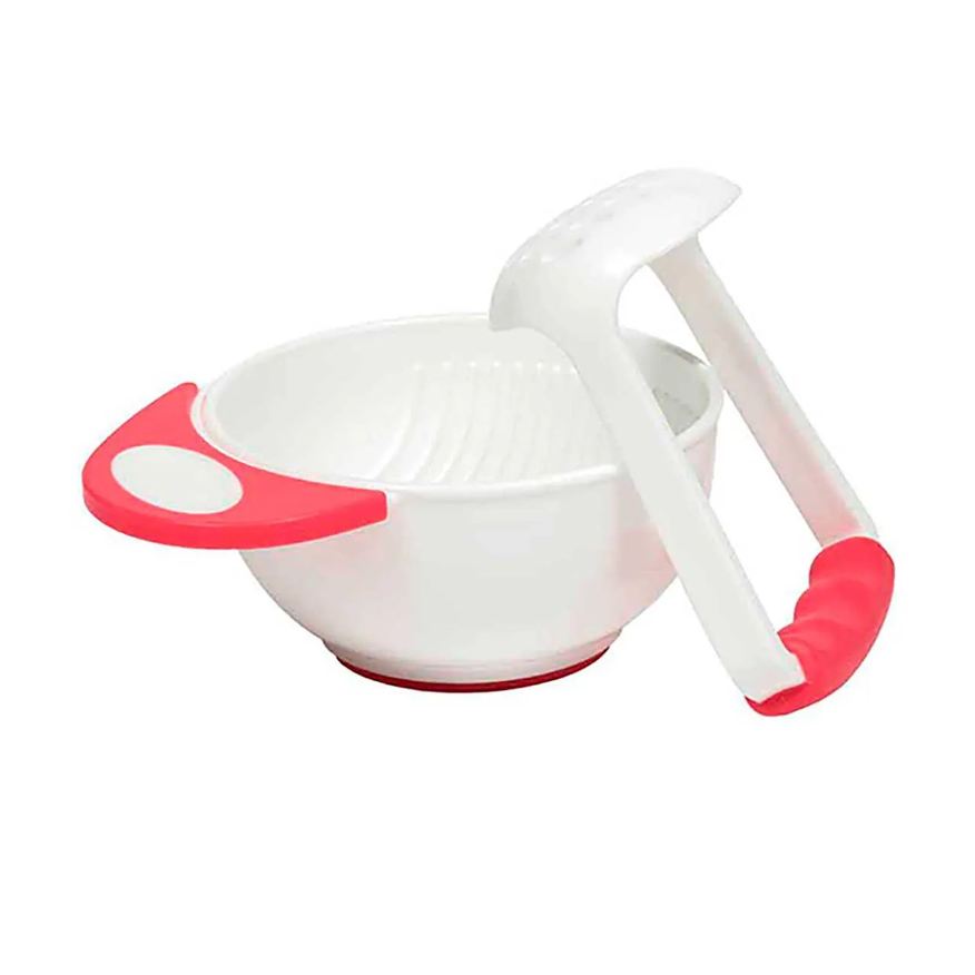 Buba Kit Amassador para Papinha Baby Rosa com 1 unidade
