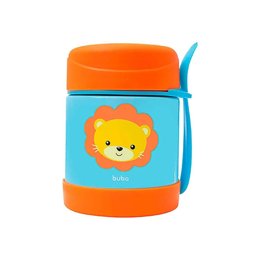 Buba Pote Térmico para Alimentos Baby Animal Fun Leão 1 unidade
