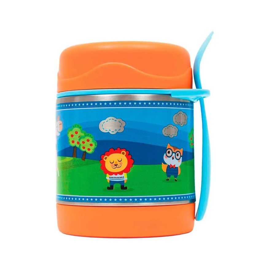Buba Pote Térmico para Alimentos Baby Tema Animais Friends com 1 unidade