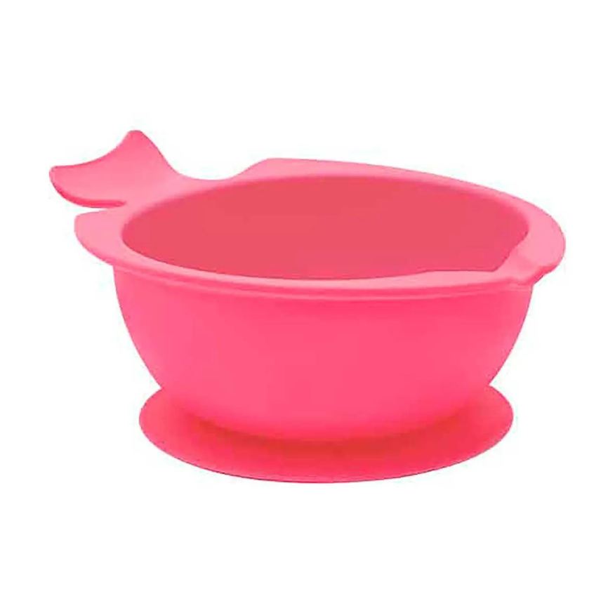 Buba Bowl de Silicone Baby com Ventosa Rosa com 1 unidade