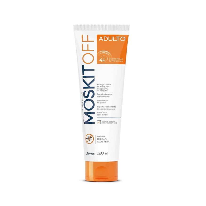 de Repelente Inseto Moskitoff com DEET Loção 120ml
