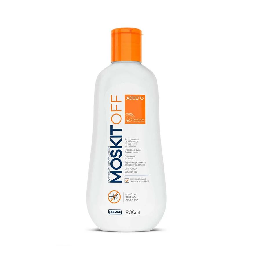 de Repelente Inseto Moskitoff com DEET Loção 200ml