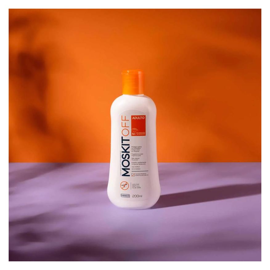 de Repelente Inseto Moskitoff com DEET Loção 200ml