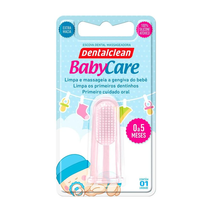 Dentalclean Escova de Dente Massageadora Infantil Baby Care com 1 unidade