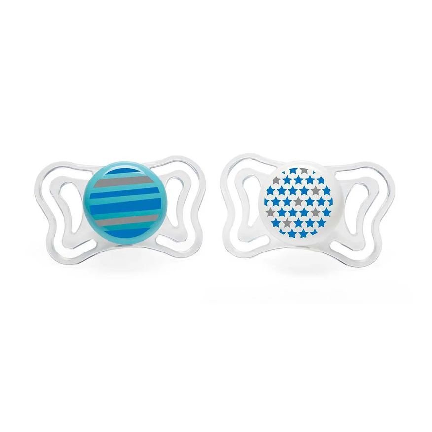Chicco Chupeta Physio Forma Light 6 - 16 Meses Azul - 2 unidades