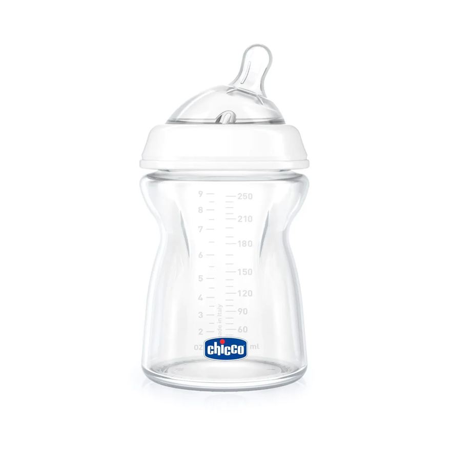 Chicco Mamadeira Step Up Fluxo Médio 2m+ Transparente de 250ml