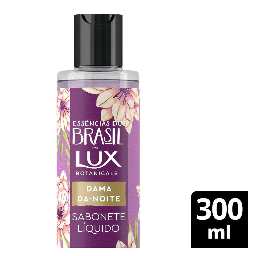 Lux Sabonete Líquido Botanicals Essências do Brasil Dama-da-Noite com 300ml