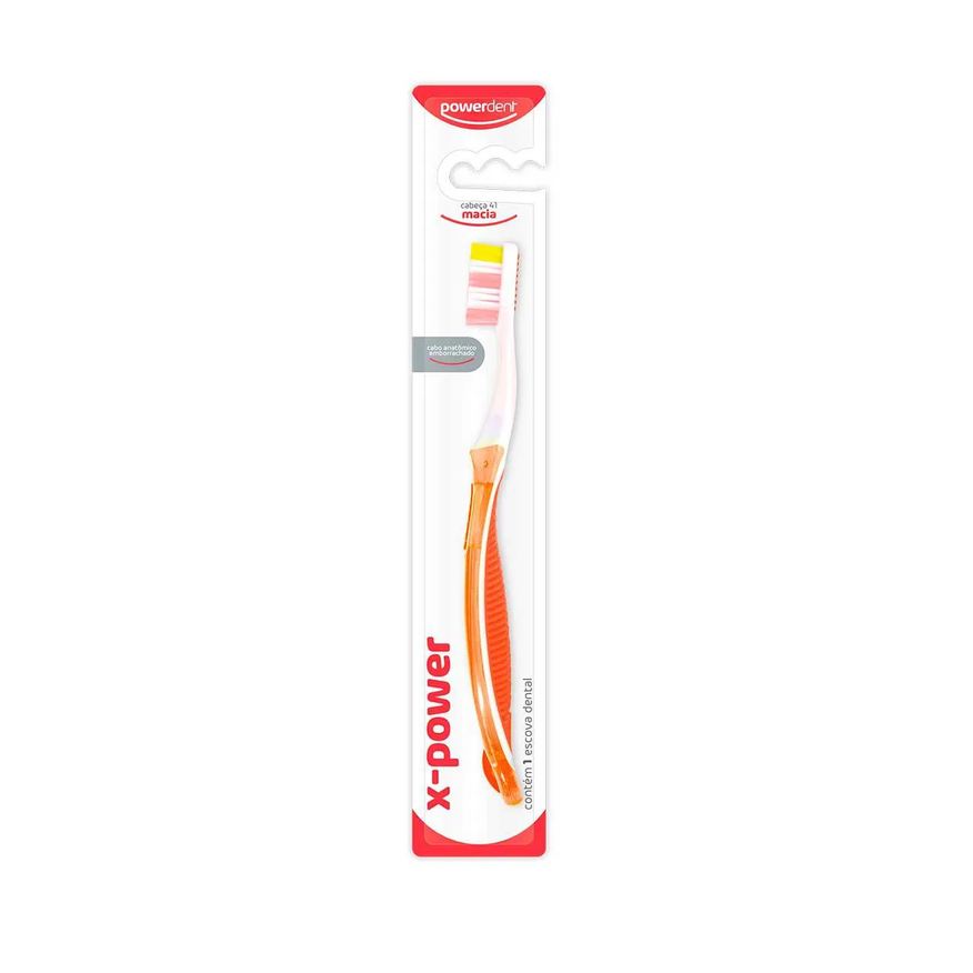 Powerdent Escova de Dente X-Power Macia com 1 Unidade