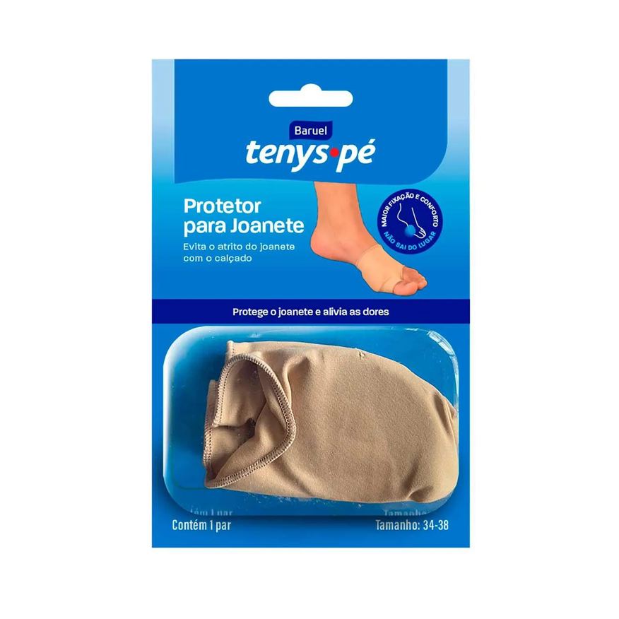 para Protetor Joanete Tenys Pé Tamanho 34 - 38 com 1 Par