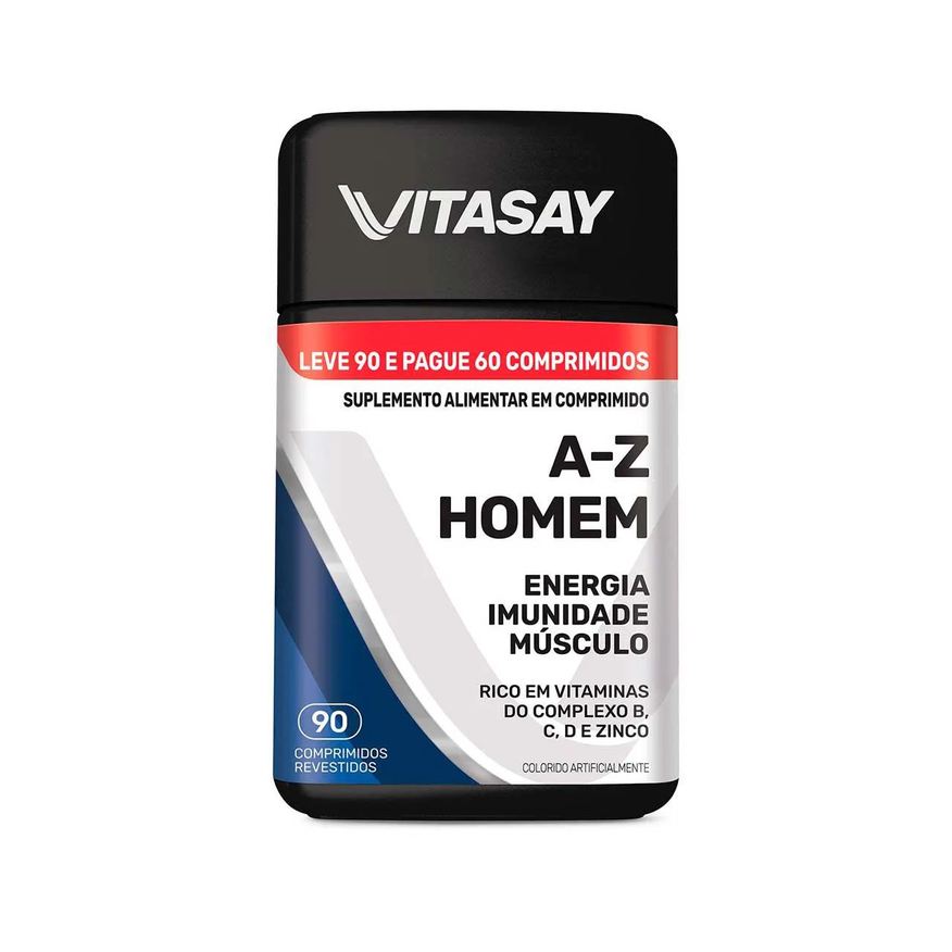 Vitasay Polivitamínico A-Z Homem com 90 comprimidos