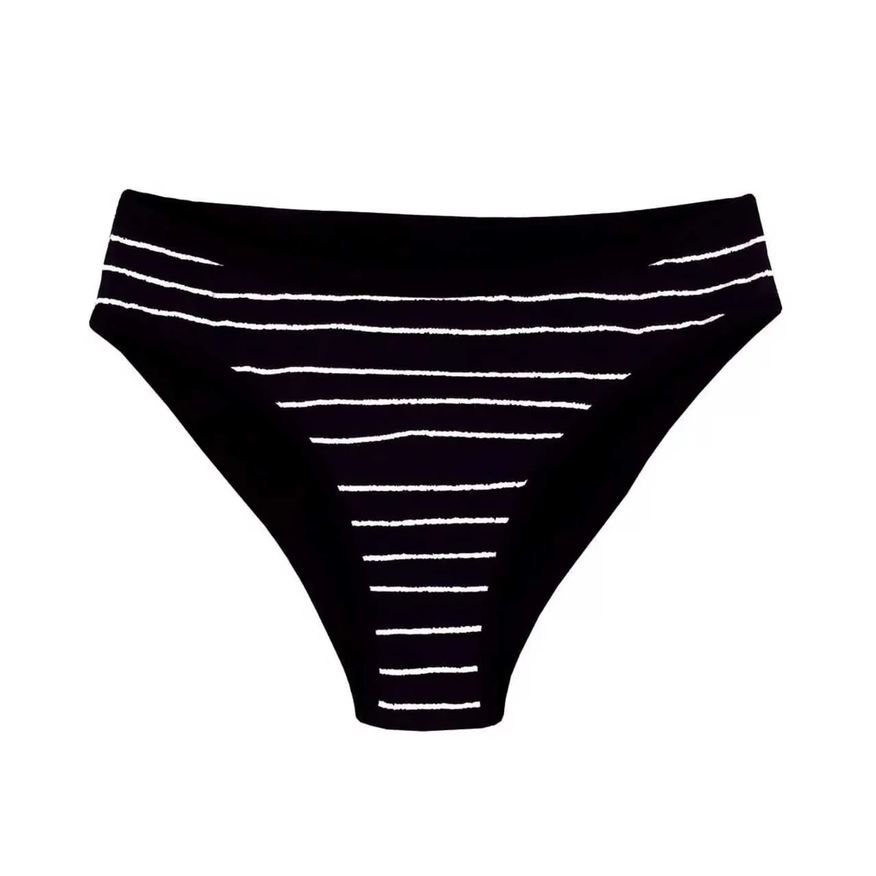 Korui Calcinha Absorvente Bela Gil Cor Preta e Branca Tamanho M - 1 Unidade