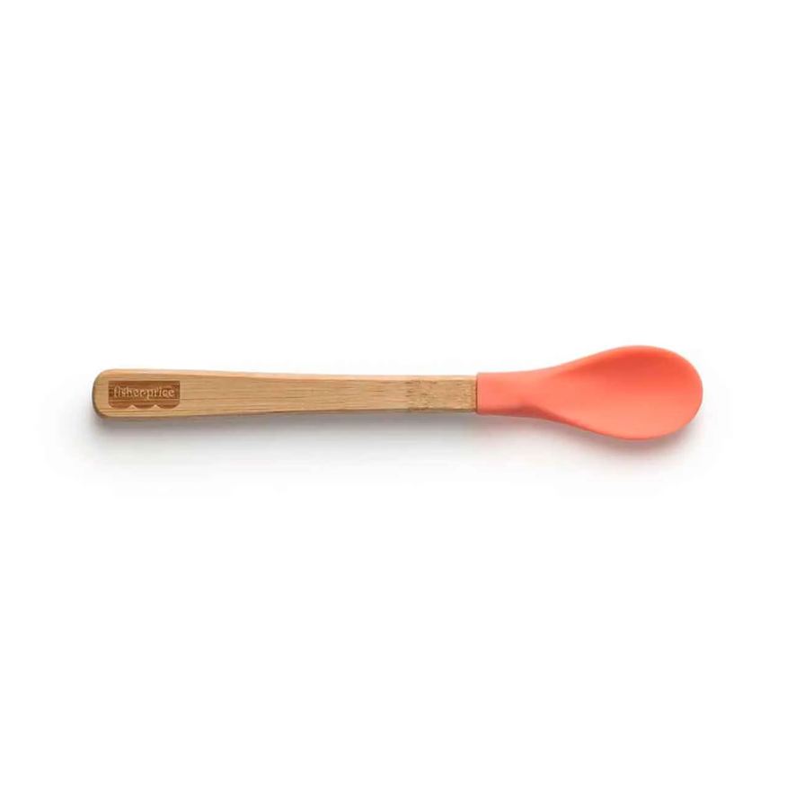 Fisher Price Colher de Treinamento Cabo Longo Fisher-Price Bam N'Boo Rosa - 1 Unidade