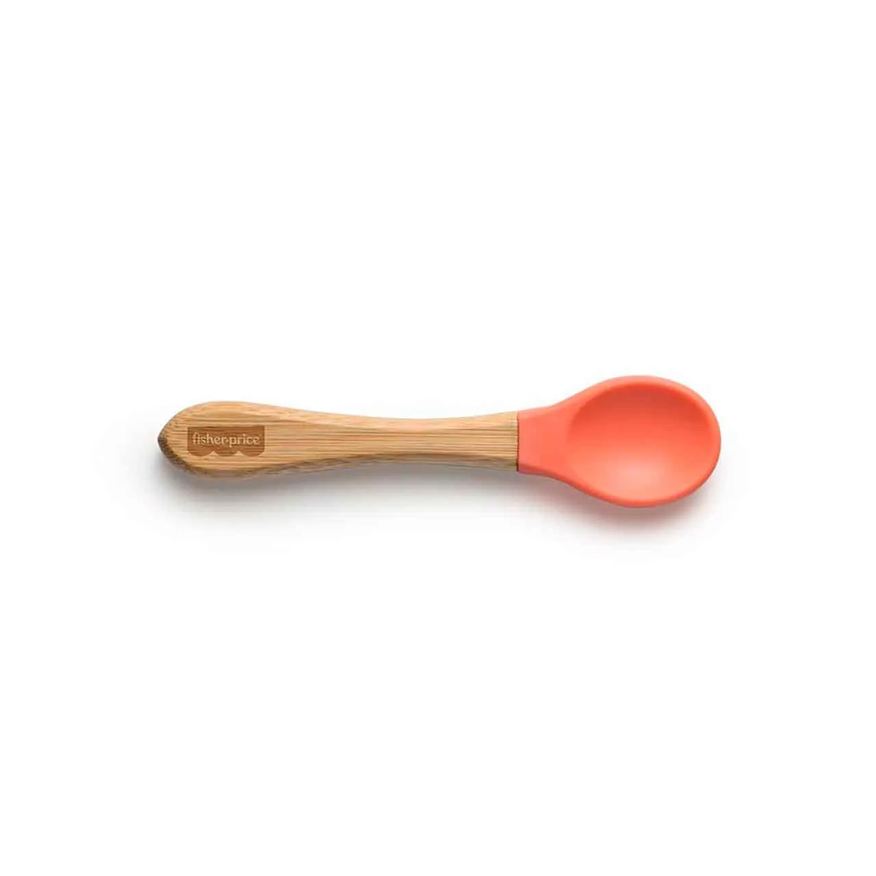Fisher Price Colher de Treinamento Cabo Curto Fisher-Price Bam N'Boo Rosa - 1 Unidade