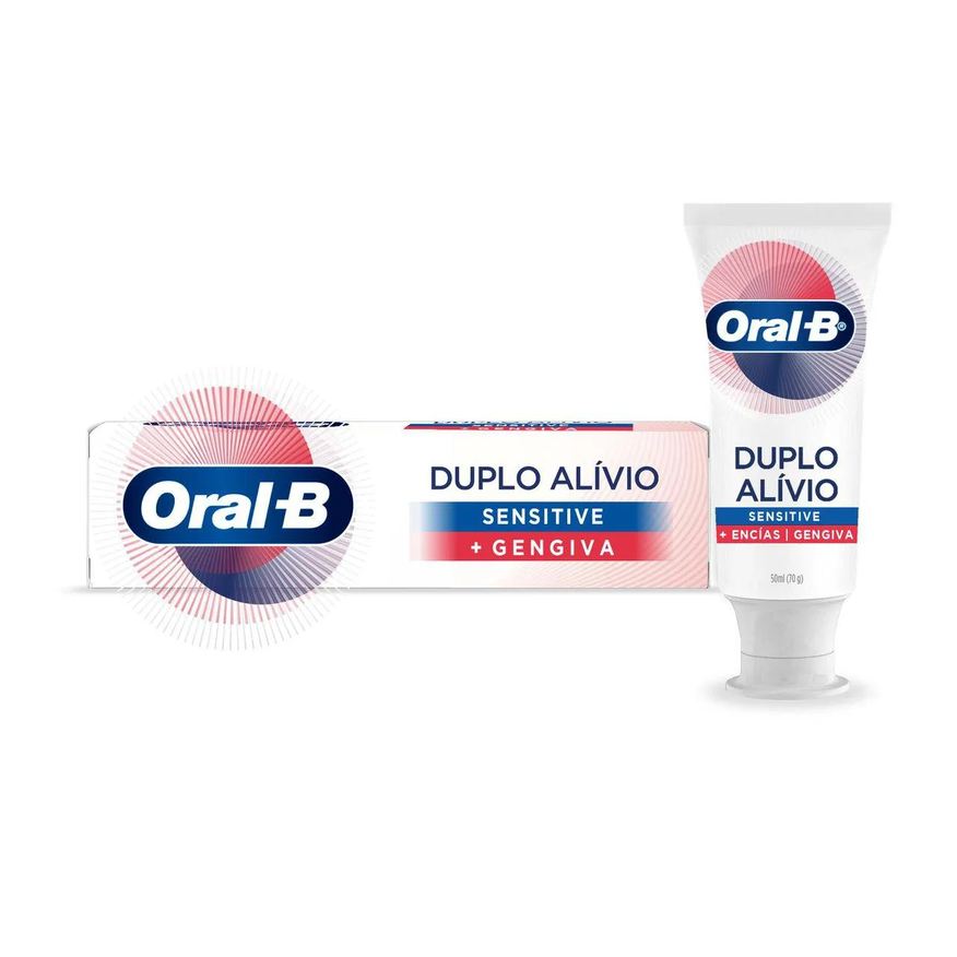 Oral-B Creme Dental Duplo Alívio Sensitive + Gengiva 70g