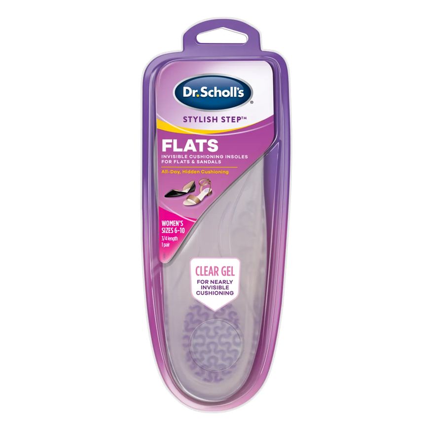 de Palmilha Gel Dr. Scholls For Her Flats Transparente 1 par
