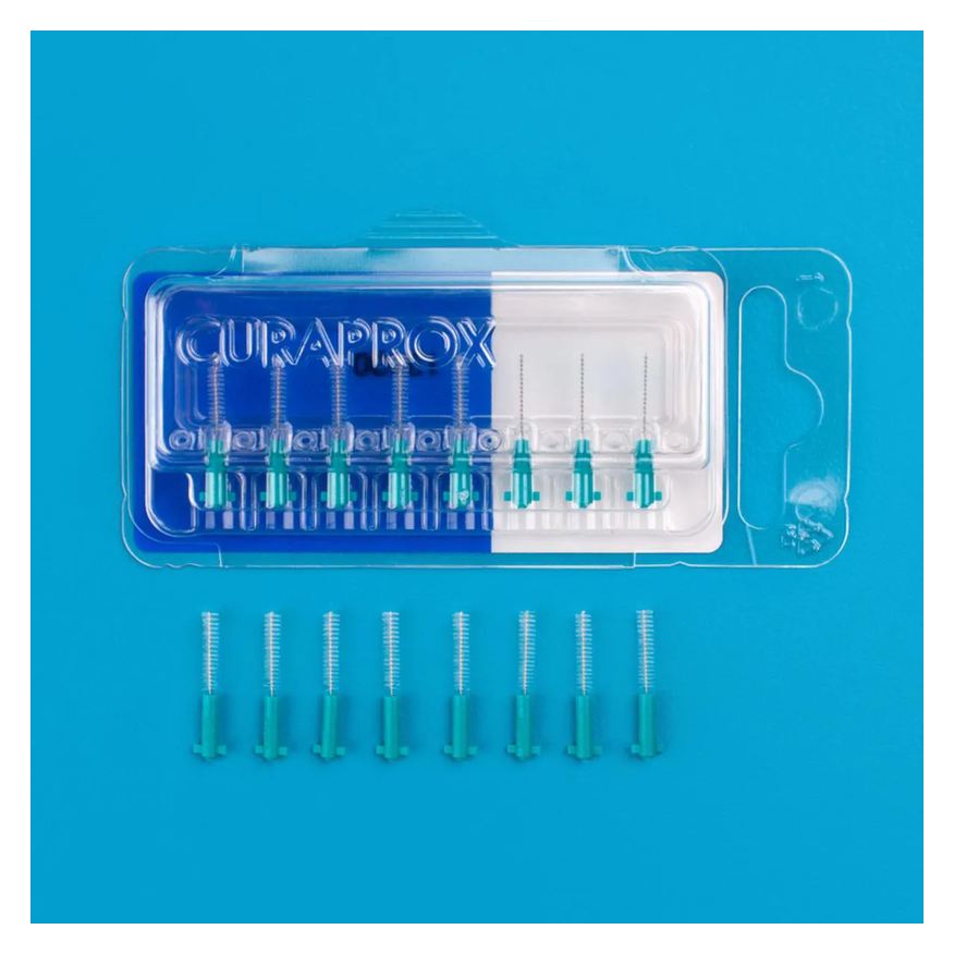 para Refil Escova Interdental Curaprox Prime 0,06mm 8 unidades
