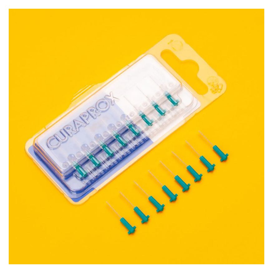 para Refil Escova Interdental Curaprox Prime 0,06mm 8 unidades