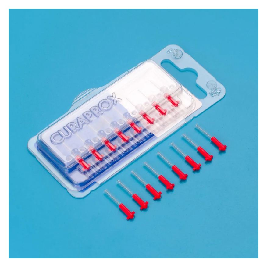 para Refil Escova Interdental Curaprox Prime 0,07mm 8 unidades