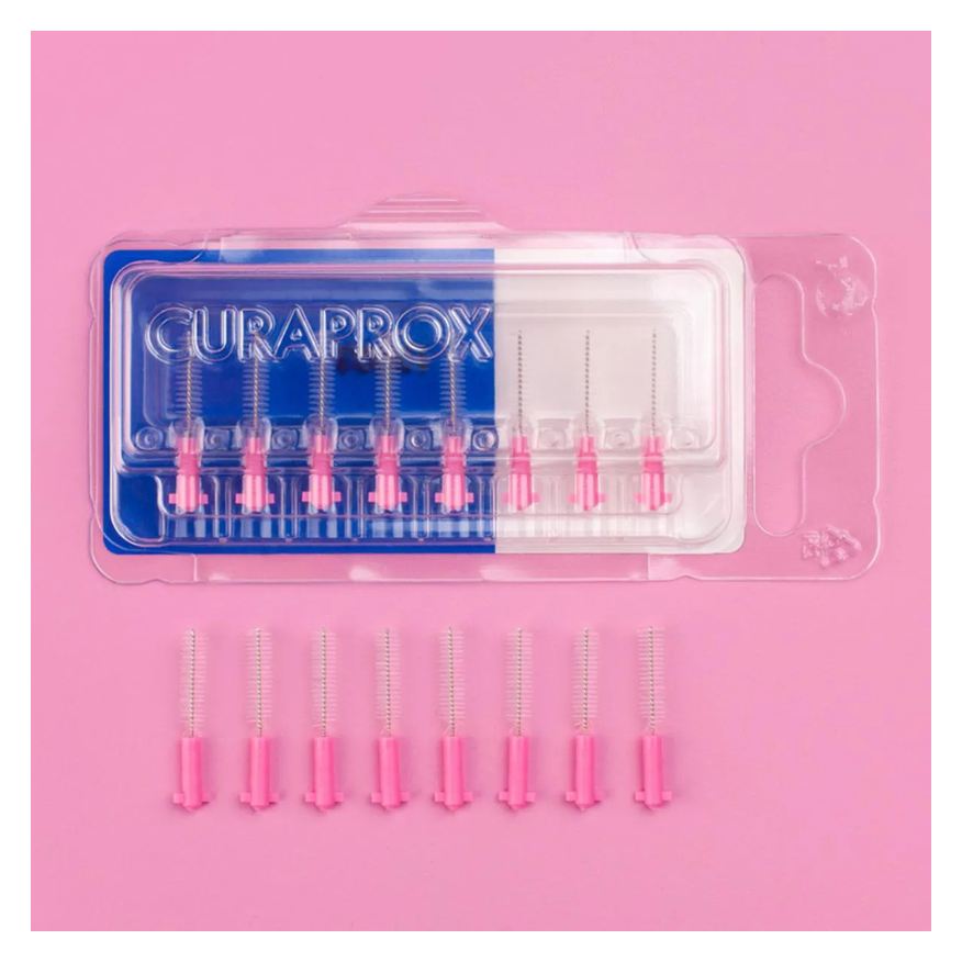 para Refil Escova Interdental Curaprox Prime 0,08mm 8 unidades