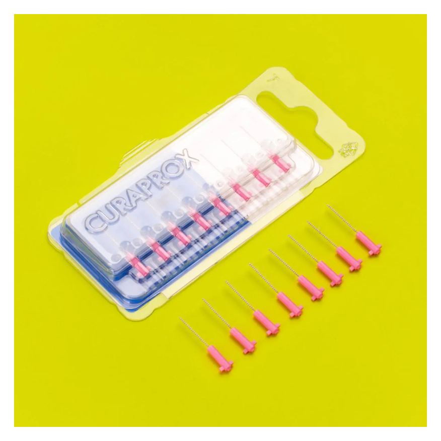 para Refil Escova Interdental Curaprox Prime 0,08mm 8 unidades