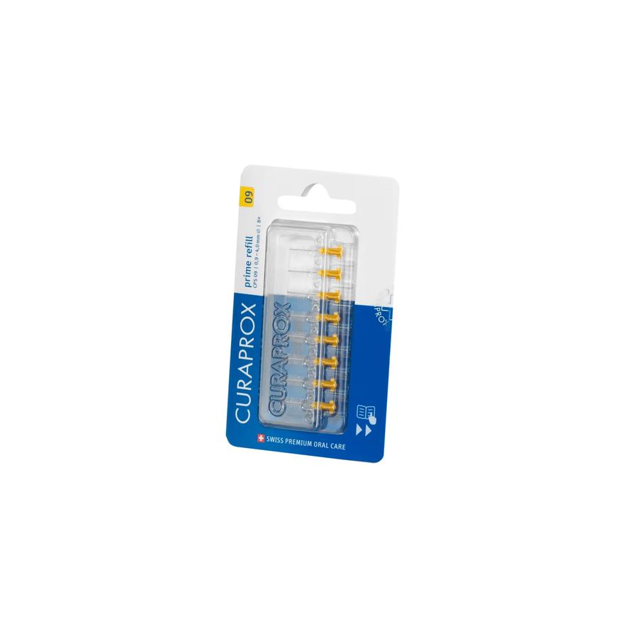 para Refil Escova Interdental Curaprox Prime 0,09mm 8 unidades