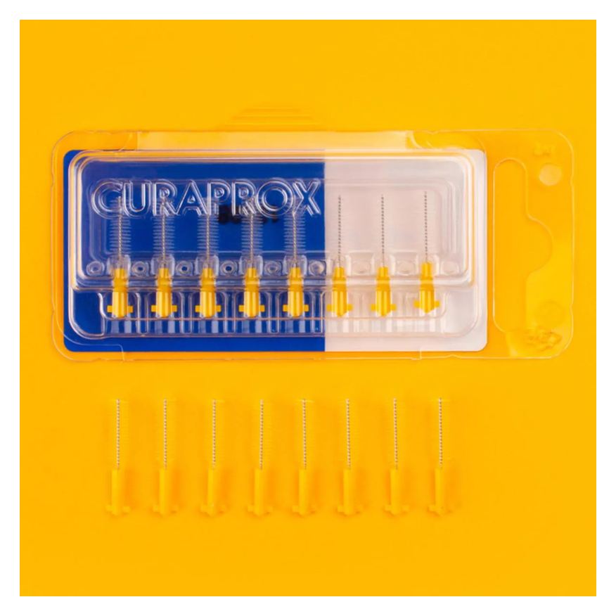 para Refil Escova Interdental Curaprox Prime 0,09mm 8 unidades