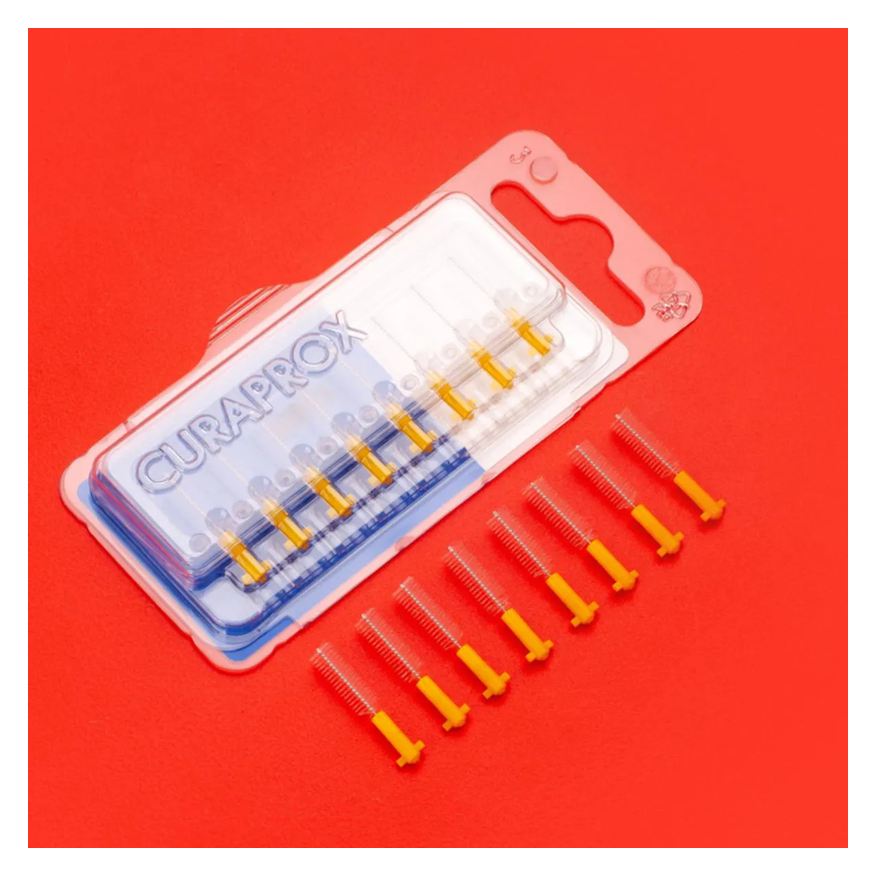 para Refil Escova Interdental Curaprox Prime 0,09mm 8 unidades