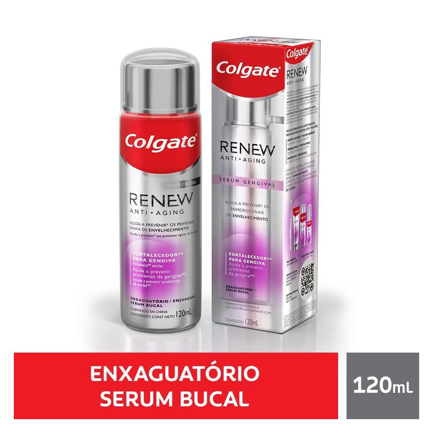 Colgate Renew Enxaguante Sérum Bucal Anti-Aging 120ml