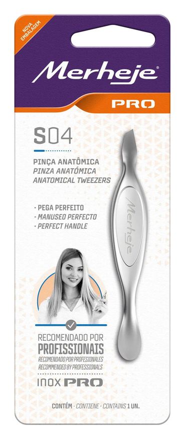 Mundial Pinça BC-512 Rose Gold Ponta Reta