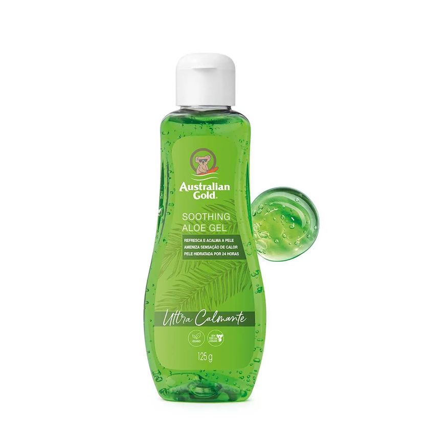 Australian Gold Gel Pós-Sol Soothing Aloe Gel Ultra Calmante 125g