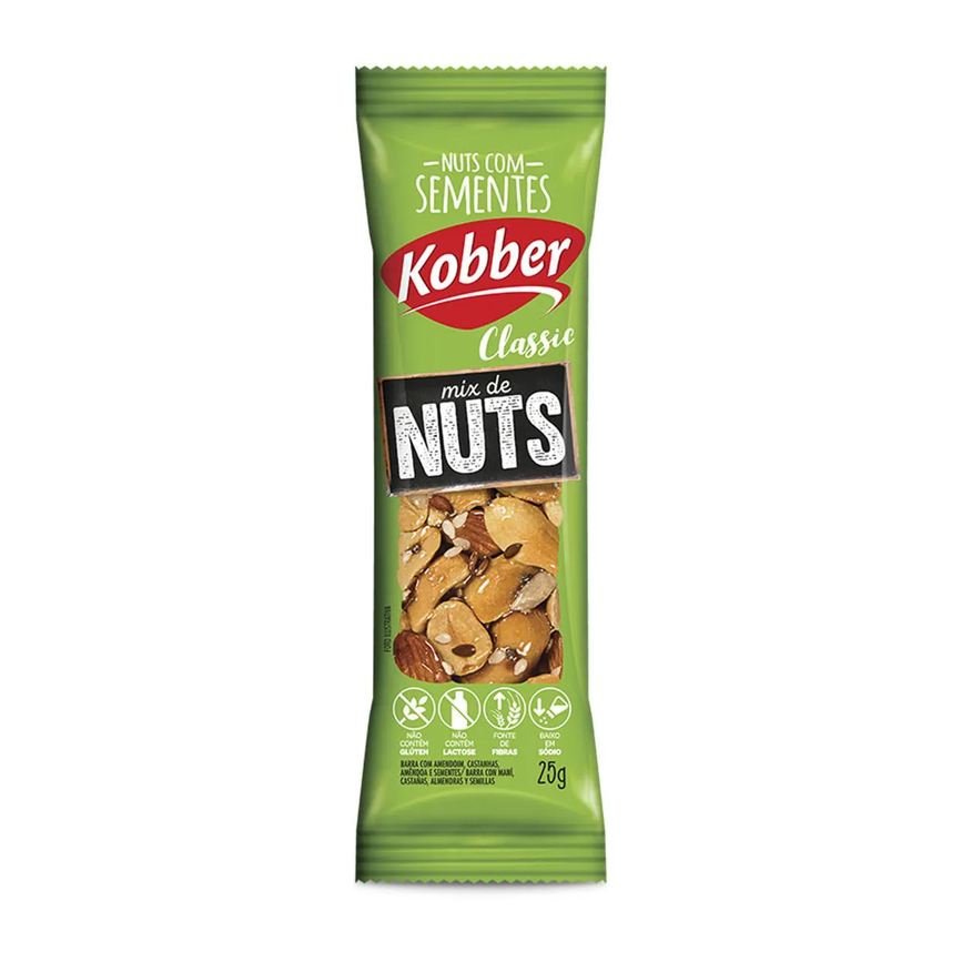 Kobber Barra Mix de Nuts com Sementes Classic 25g