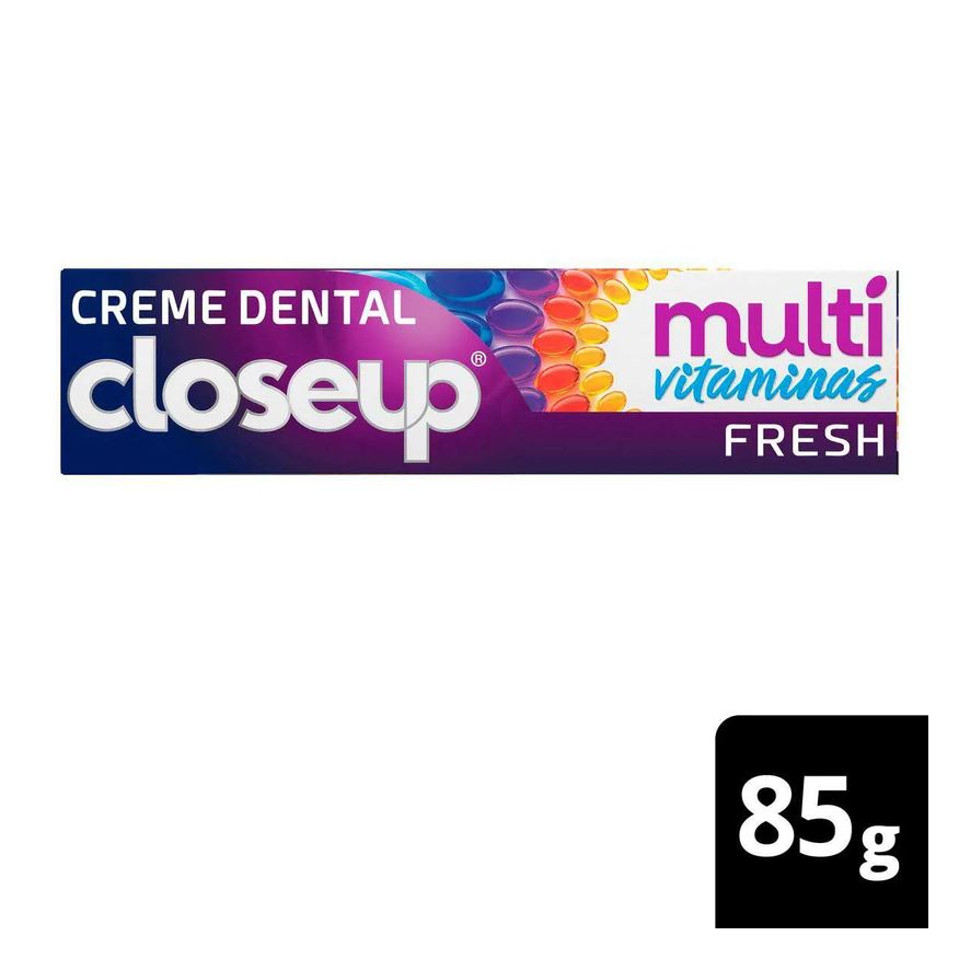 Closeup Creme Dental Multi Vitaminas + 12 Benefícios Fresh 85g