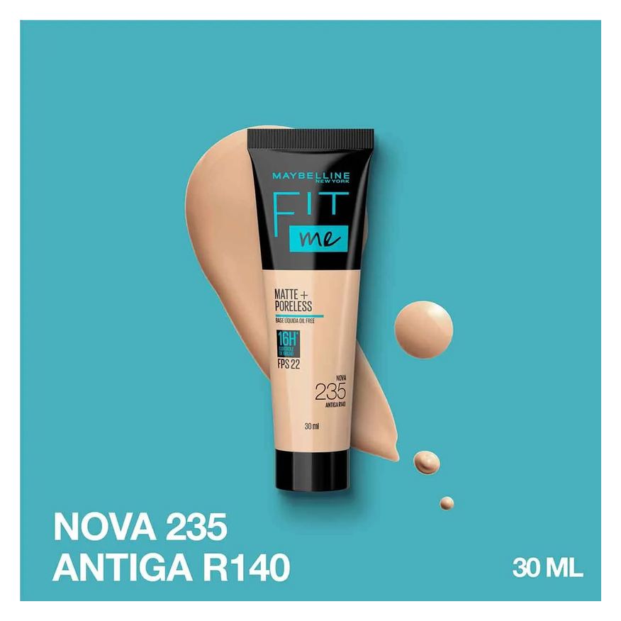 Maybelline Base Líquida NY Fit Me FPS 22 30ml - 235