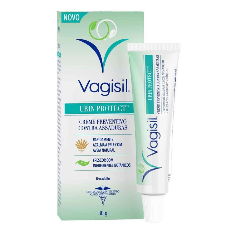 Vagisil Creme Urin Protect para Assaduras com Aveia Natural 30g