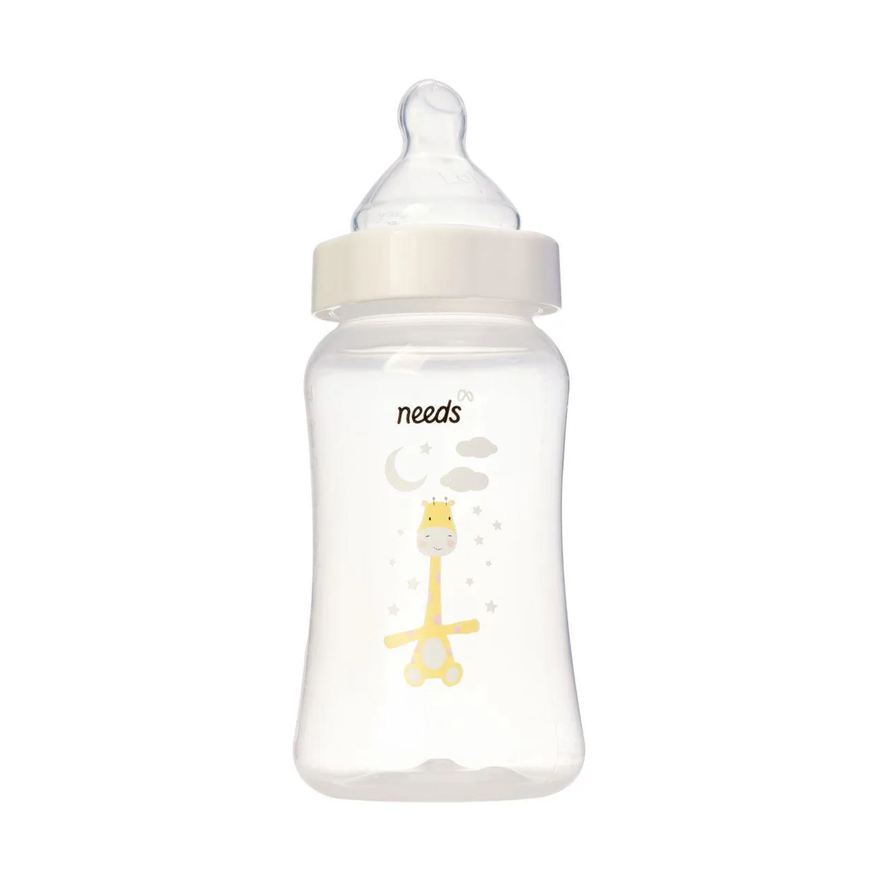 Needs Mamadeira Anti-Cólica 6+ Meses 330ml 1 Unidade