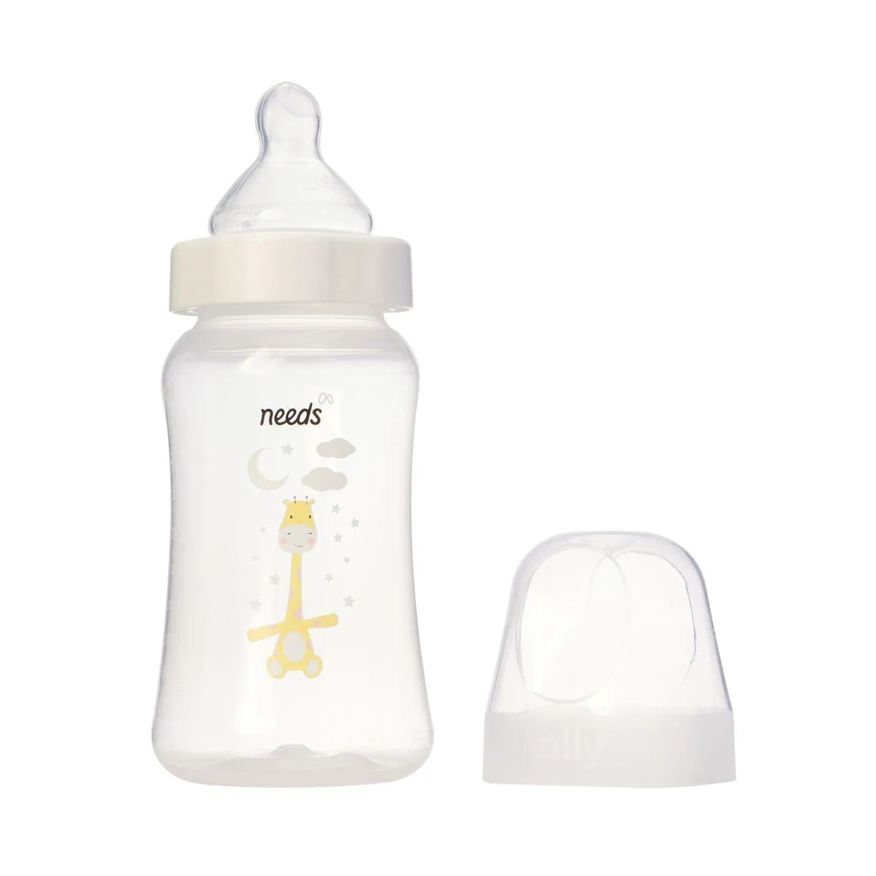 Needs Mamadeira Anti-Cólica 6+ Meses 330ml 1 Unidade