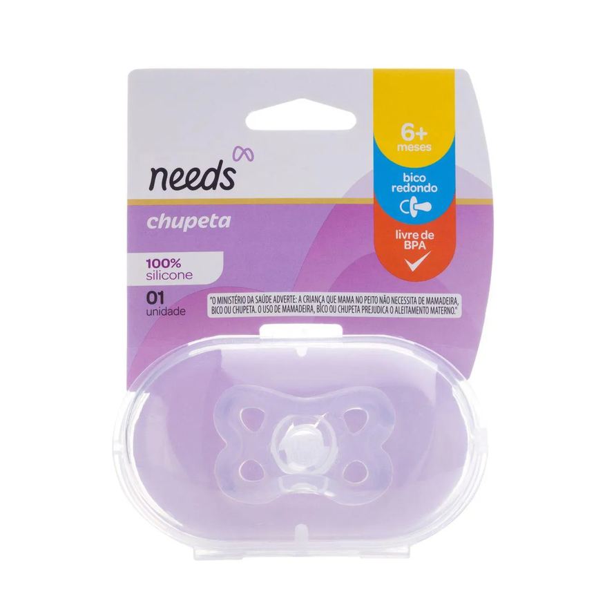 Needs Chupeta Ortodôntica +6 meses 1 unidade