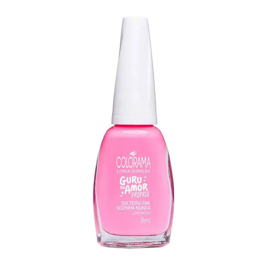 Colorama Esmalte Cremoso Guru do Amor Próprio 8ml – Solteira Sim, Sozinha Nunca