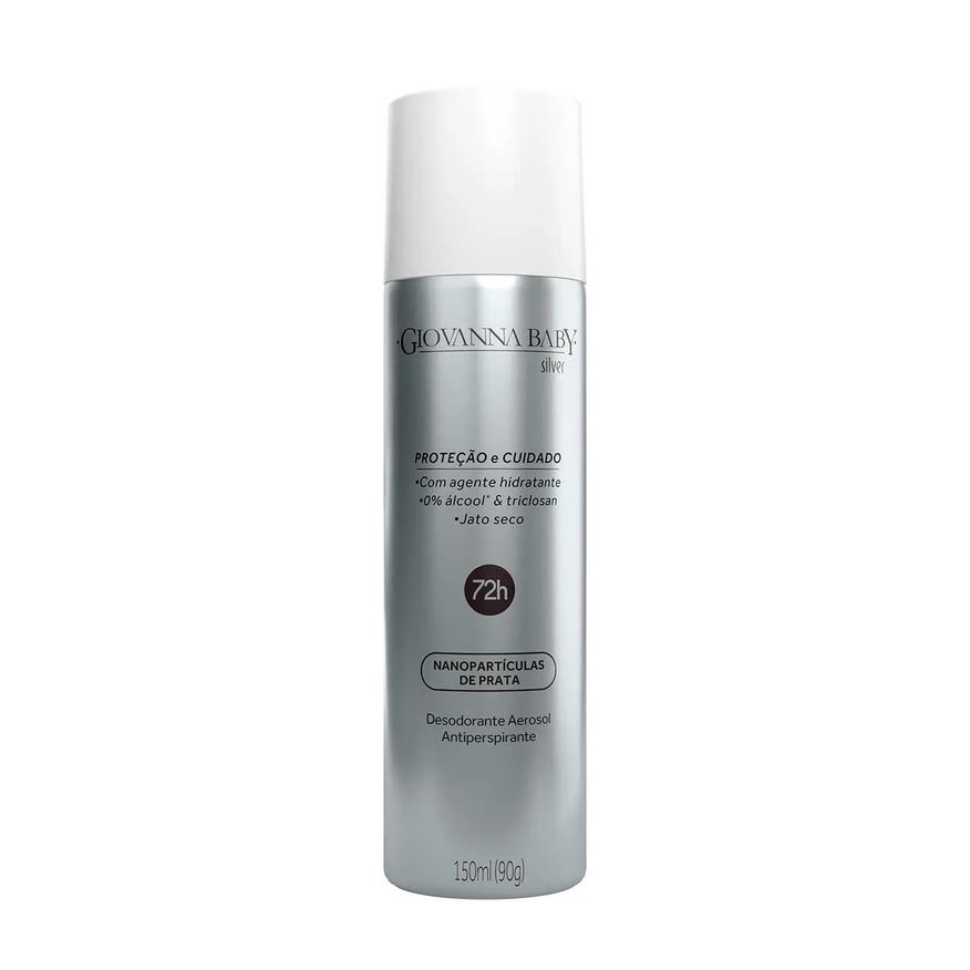 Giovanna Baby Desodorante Antitranspirante Aerosol Silver 72h 150ml