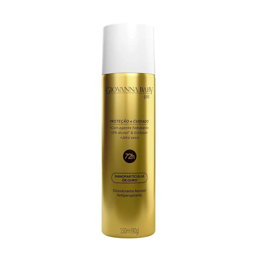 Giovanna Baby Desodorante Antitranspirante Aerosol Gold 72h 150ml
