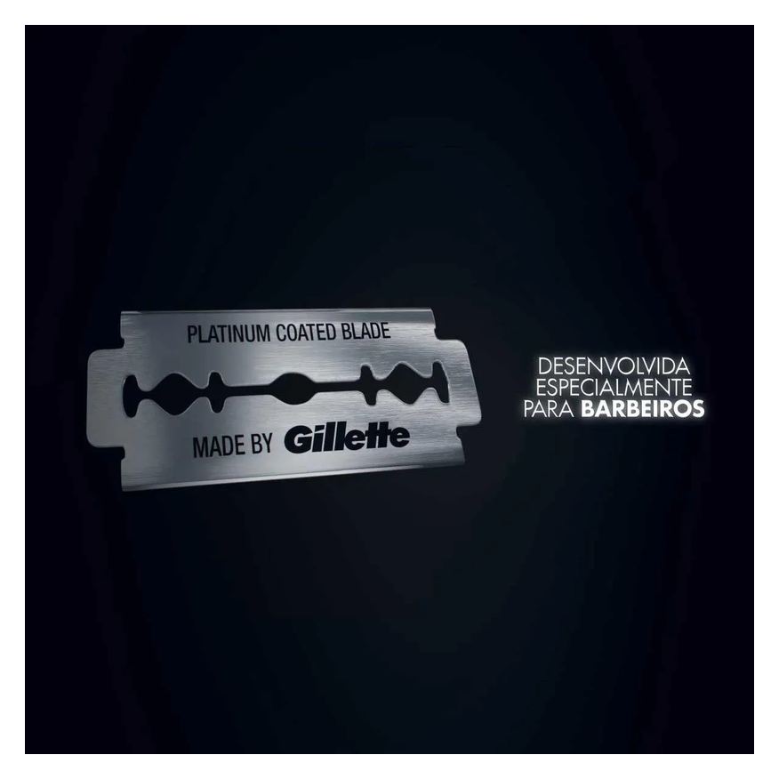 Gillette Lâmina de Barbear Platinum Duplo Fio com 5Lâminas