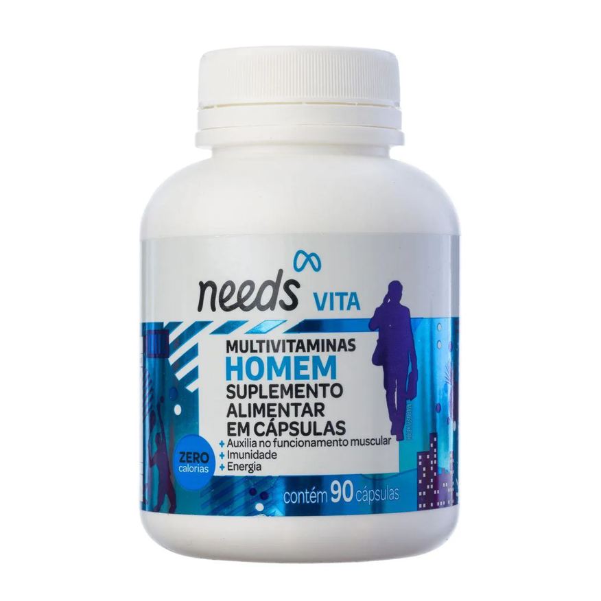 Needs Polivitamínico Vita Homem 90 cápsulas