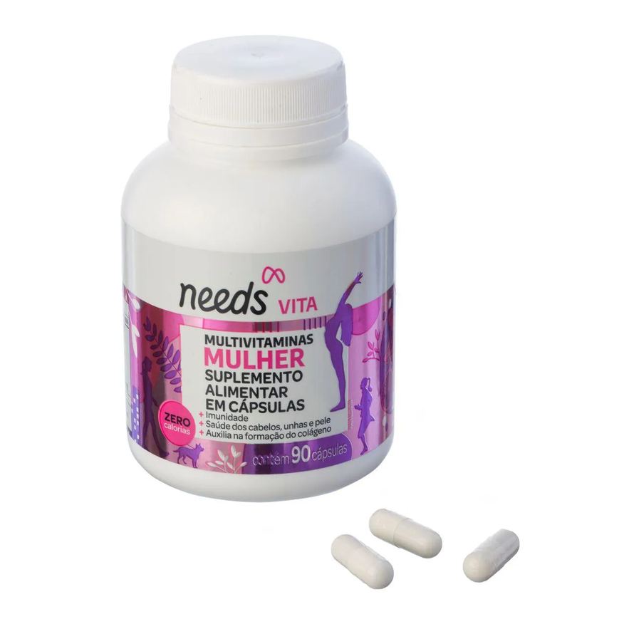 Needs Polivitamínico Vita Mulher 90 cápsulas