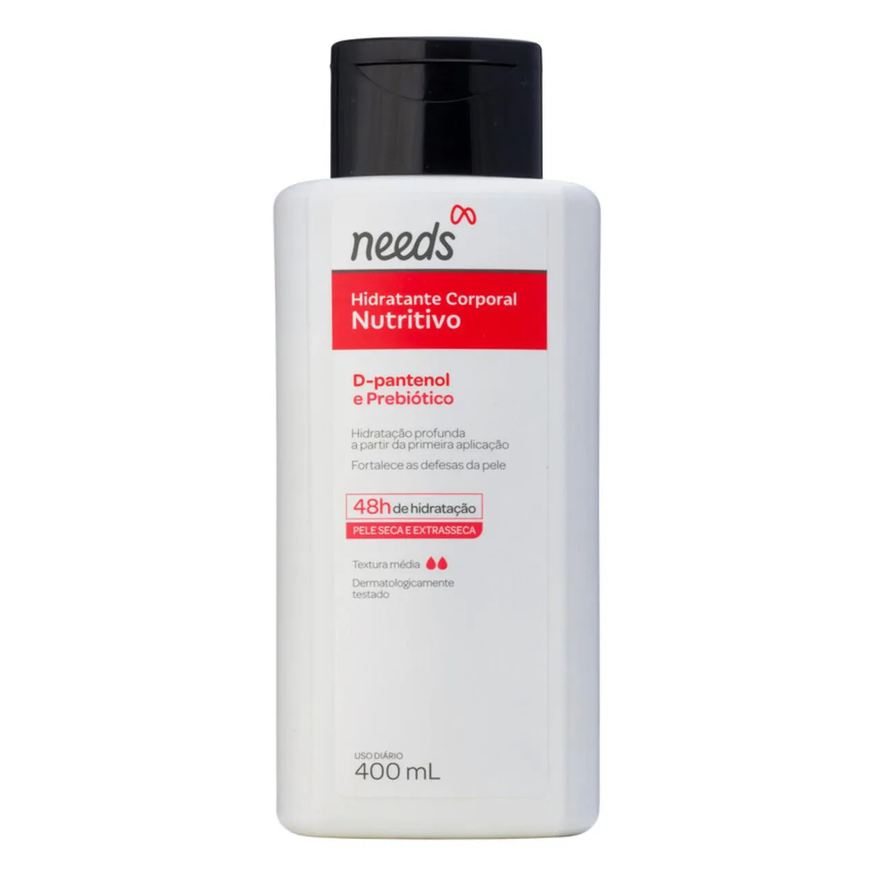 Needs Hidratante Corporal Nutritivo D-Pantenol e Prebiótico 400ml