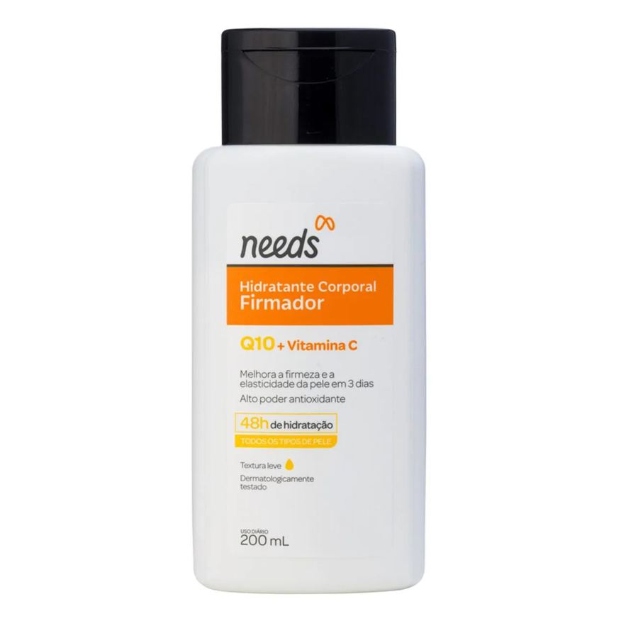 Needs Hidratante Corporal Firmador Q10 + Vitamina C 200ml
