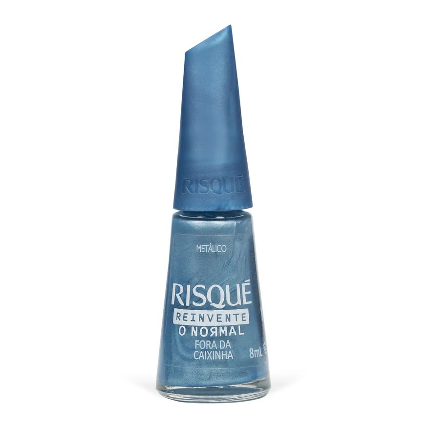 Risqué Esmalte Metálico Reinventando o Normal 8ml – Fora da Caixinha