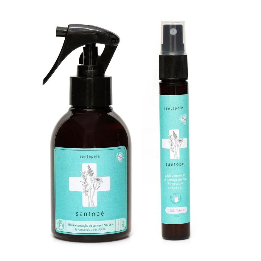 Santo Pé Kit Spray Santopé Alívio dos Pés 200ml + 30ml